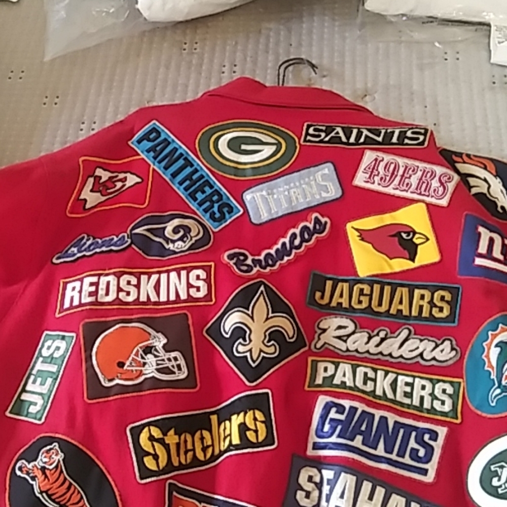 NFL champion. Kansas jacket